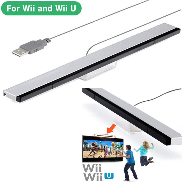 For Nintendo Wii/Wii U Sensor Bar Wired USB Replacement Remote Sensor