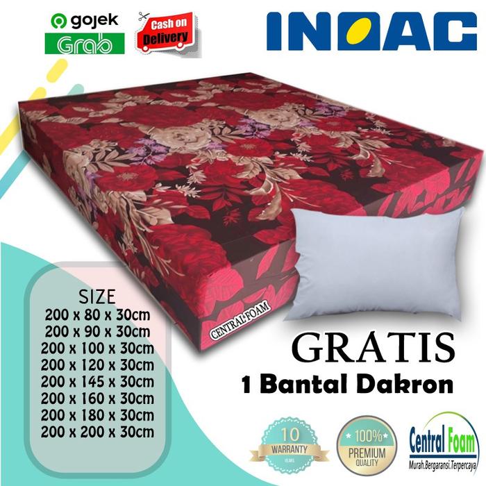 INOAC Tebal 30cm Central Foam Kasur Busa matras INOAC Garansi 10 tahun Asli Murah
