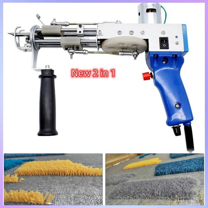Upgrade 2 In 1 Electric Carpet Tufting Gun hand Gun Carpet weaving