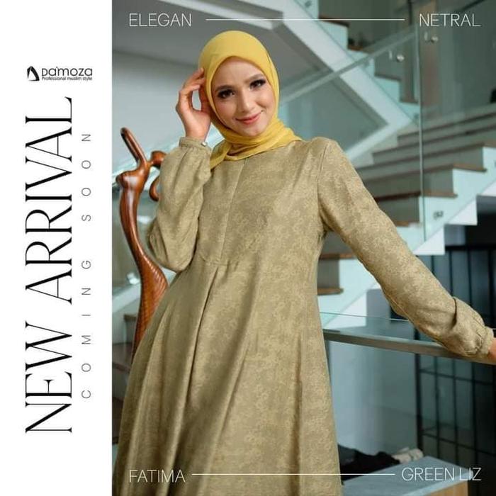 Gamis Damoza Fatima - Green Liz Muslim