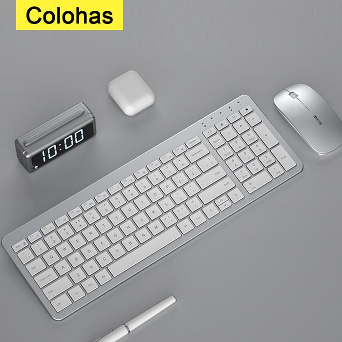 Wireless Keyboard Mouse Gaming Set For Macbook Xiaomi PC Gamer Silent