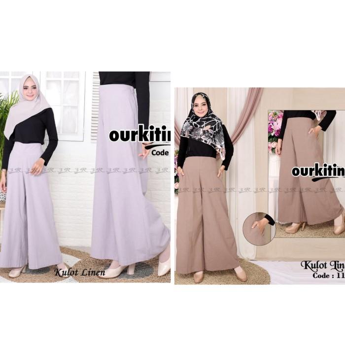 Kulot linen / kulot / kulot panjang / kulot big size / celana panjang