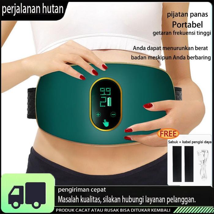 Pijat perut secara otomatis menggosok perut, dengan pengurangan lemak perut, mesin pelangsing dan pe