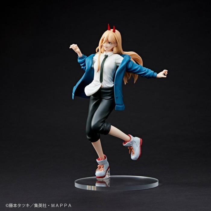 Asli Taito Chainsaw Man 18Cm Power Anime Figure Model Aksi Mainan