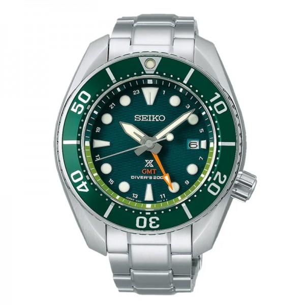 Seiko SFK003J1 Silver Sumo Hulk GMT Solar Jam Tangan Pria