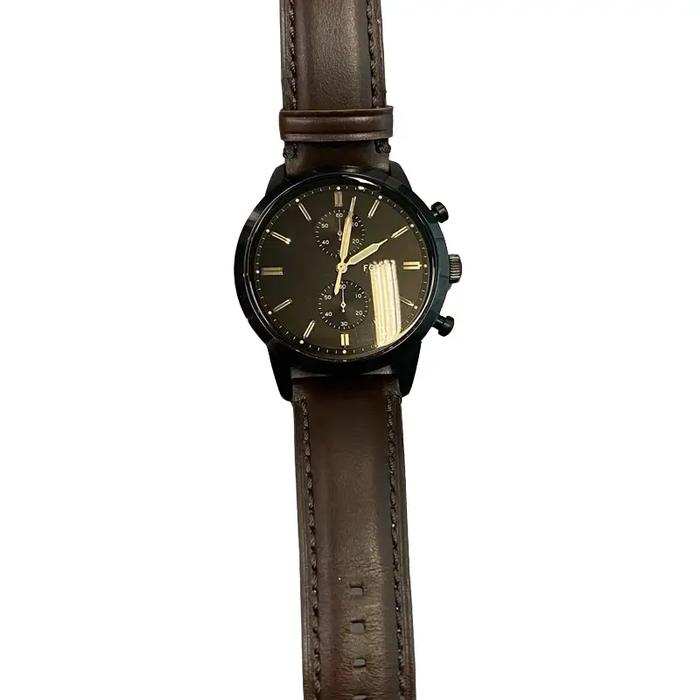 Jam Tangan Bekas Fossil Townsman Chronograph Brown Leather 44 mm (ORIGINAL STORE) pembelian 15 mei 2