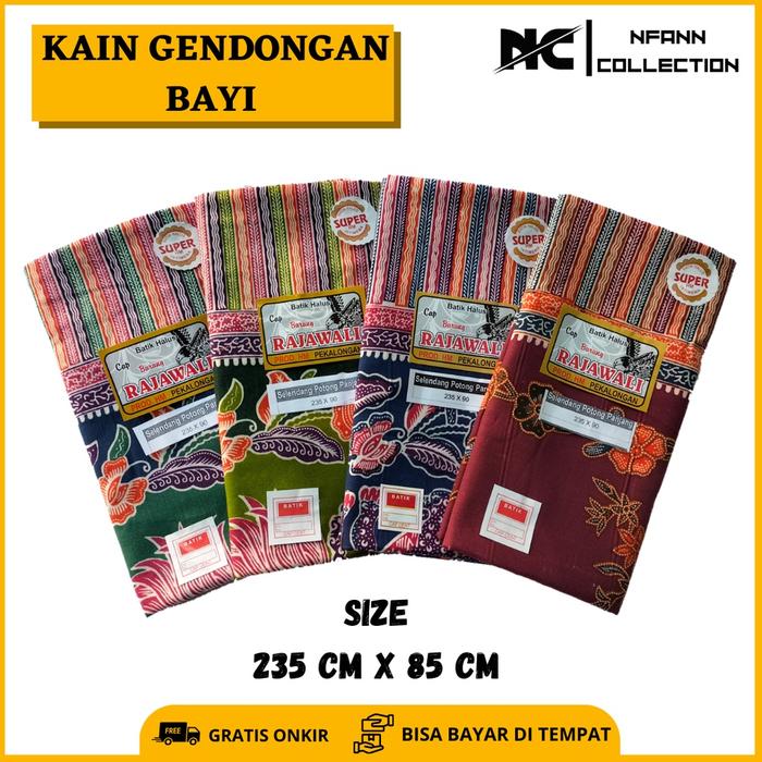 BISA PILIH WARNA KAIN JARIK GENDONGAN BAYI BATIK HALUS PANJANG | JARIK GENDONG ASLI PEKALONGAN MURAH