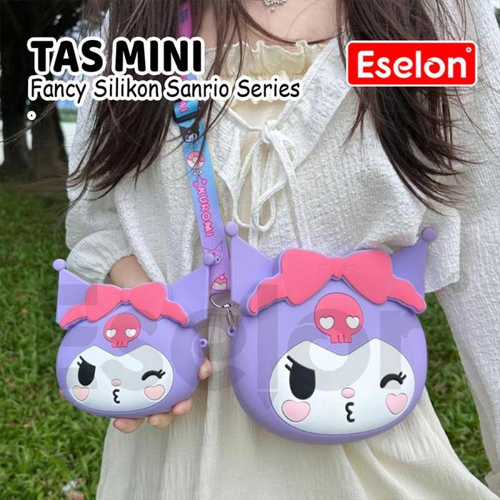 Tas Selempang Kecil Boneka Rubber Silikon /Tas Boneka Silikon Lucu