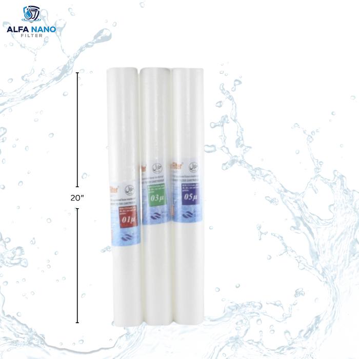 Catridge Filter Air 20" Nano / Spoons Filter Air 20" / Sedimen 20" Inch Nano Filter
