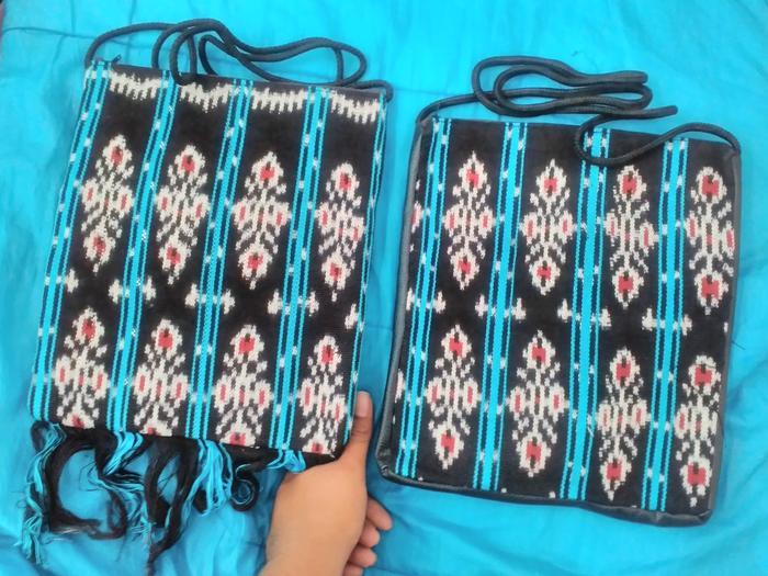 Tas slempang kain tenun Khas Timor NTT belu,atambua