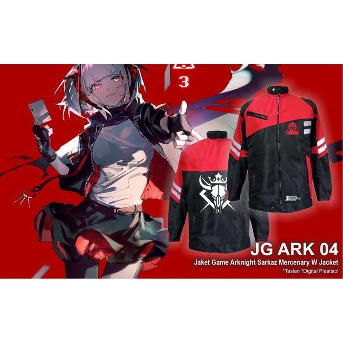 Jaket Game Arknight Sarkaz Mercenary Operator W Jacket ( Jg Ark 04 ) Promo
