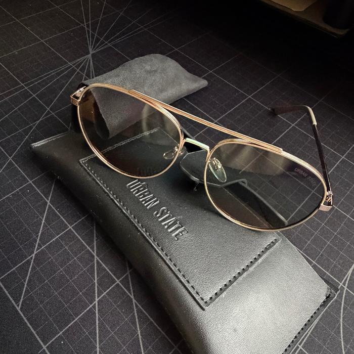 Kacamata Urban State Aviator Gold Frame Eyeglasses Kacamata Fashion Original
