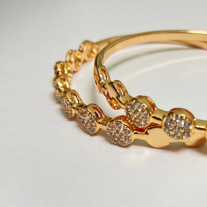 Gelang Xuping Wanita Hiasan Mata Bulat berlian - Kilau Elegant yang Abadi