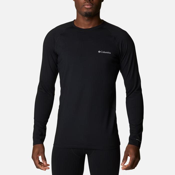 Columbia Mens Omni Heat Infinity Knit Base Layer LS Crew - Black