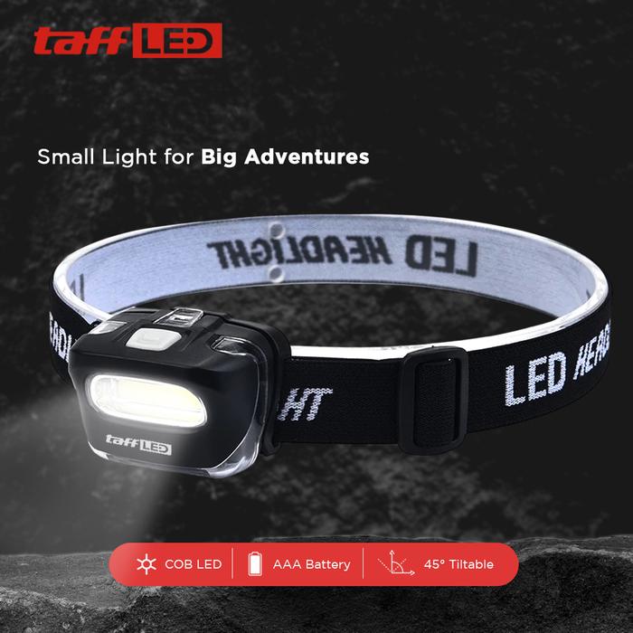 TaffLED Senter Kepala Headlamp LED Waterproof - HE25