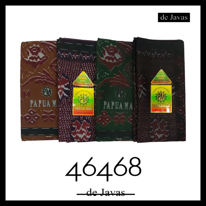 Sarung Samarinda Papua Mas Pria Dewasa Original Jumbo - Bebas Pilih Motif & Warna - Muslim, Katun - 