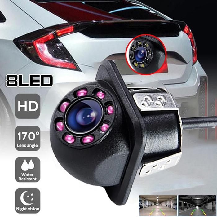 Kamera Mundur Mobil Parkir Rear View Camera 8 LED Infrared - HP80