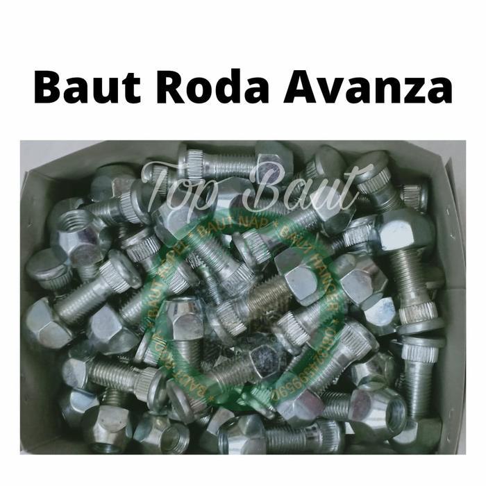 PREMIUM baut roda avanza xenia agya ayla baut mur roda avanza standar