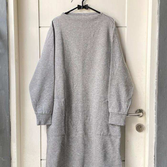 BEAMS BOY Grey Long Sweater