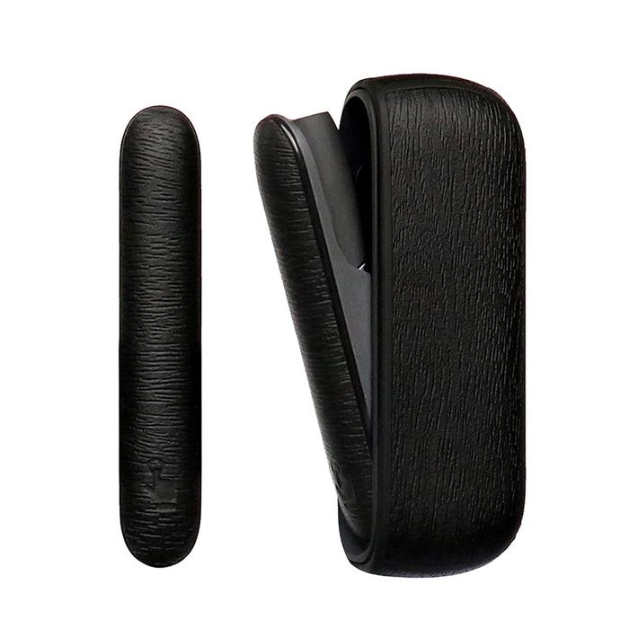JINXINGCHENG Wood Cover for IQOS 3.0 Duo / 3.0  Leather Cases + Side