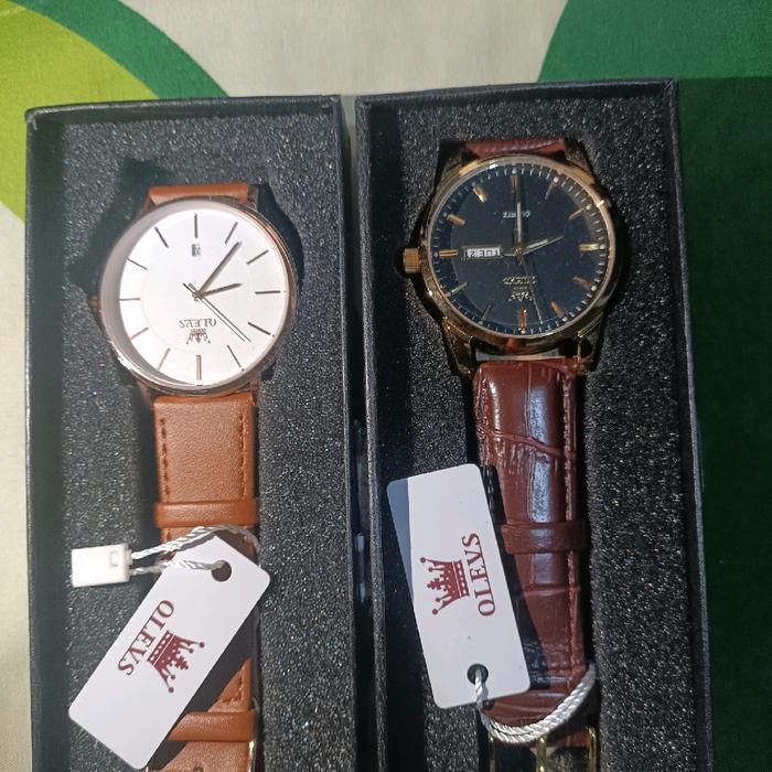 jam tangan olevs pria/wanita 100% original