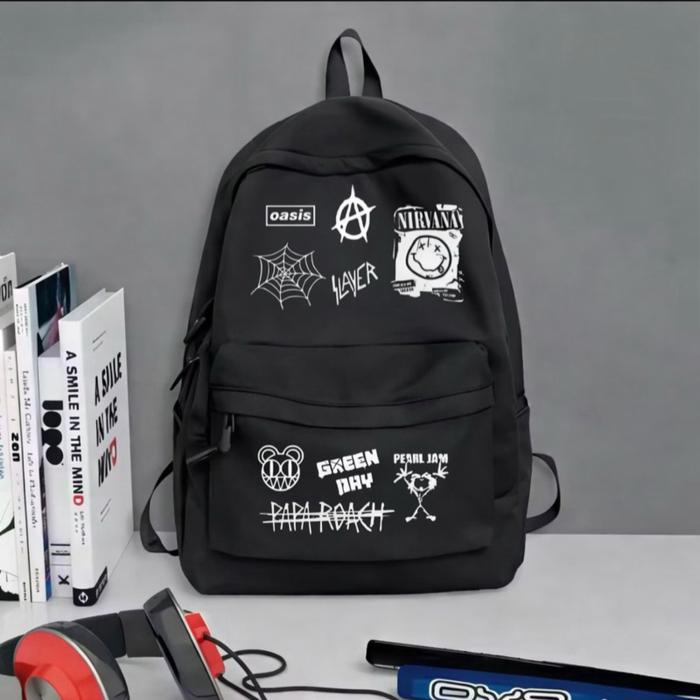 Tas Anak Sekolah Motif BRT Racing Team Kek D300 Tahan Lama Kuat Bahan Kanvas Desain Elegan Cocok Unt