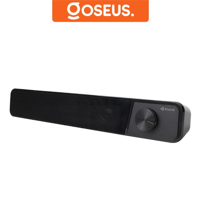 Speaker soundbar Komputer / Laptop Design Long Strip LED Kisonli i-560 Bass Speaker