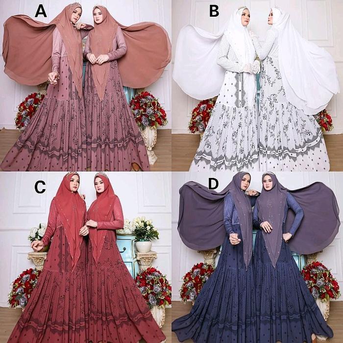 Soraya Syari by AC Original || Set Gamis Syari