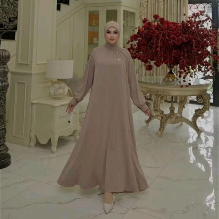 Abaya Gamis  Dress Polos by Sheila Saukia