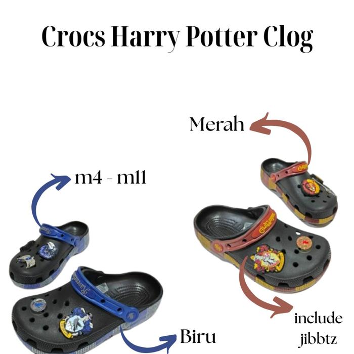 Sandal Crocs Harry Potter Clog – Sandal Fashion Unisex Motif Harry Potter