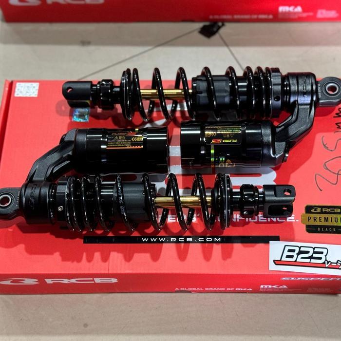 shock rcb flow s aerox nmax new black series klik rebound original racingboy shock rcb aerox black s