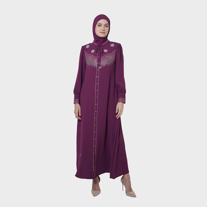 Diskon Hikmat A4585 - Celestria Shine Gamis Abaya