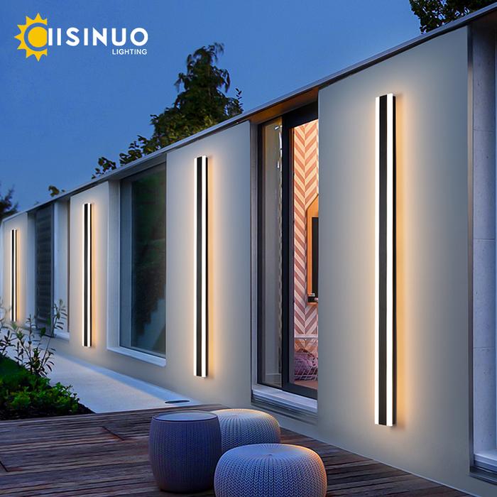 Lampu Dinding LED Strip Panjang Luar Ruangan Tahan Air Modern IP65