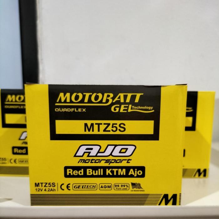 Aki Motobatt MTZ5S utk motor Vixion, Byson, Mio J, Jupiter MX (new)