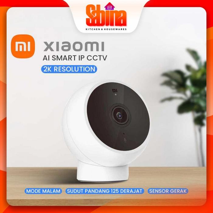 Kamera CCTV AI Smart IP Camera 2K Night Vison Sensor Gerak USB Type C