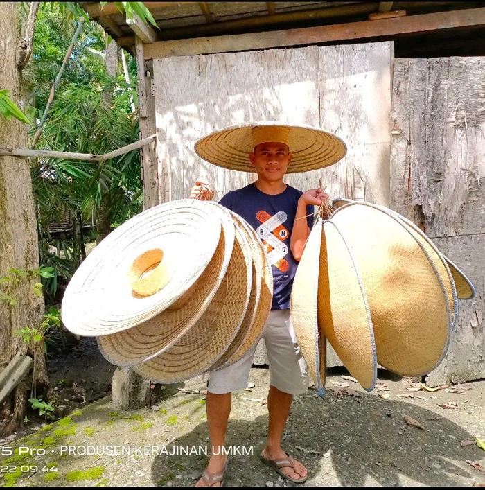 CAPING SUPER JUMBO CAPING VIETNAM CAPING BAMBU 70 - 80 CM Topi