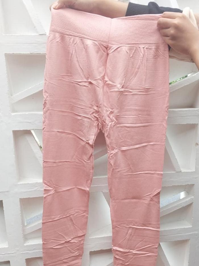 Legging Polos Warna-warni Legging Pants Pink Army Black Maroon Strechy Lembut Legging Jumbo Fit to 7