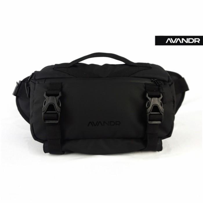 X2X Avandr Bag Black Matte Sling Bag Tas Selempang Pria Multifungsi