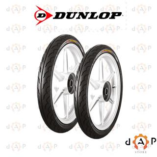 SEPASANG BAN LUAR DUNLOP TT900 2.75 RING 17 & 2.50 RING 17 TUBE TYPE (NON TUBBLES)