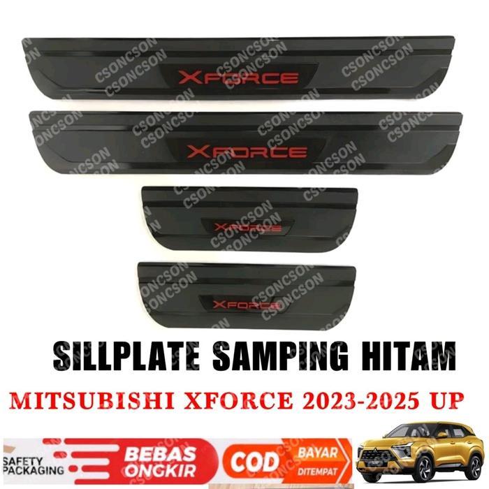 Sillplate Samping Mitsubishi Xforce 2023 2024 2025 Hitam A1