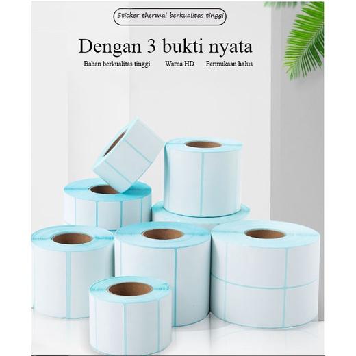 Sticker/Kertas Thermal/Kertas Label Ukuran 10x10 cm dan 10x15 cm