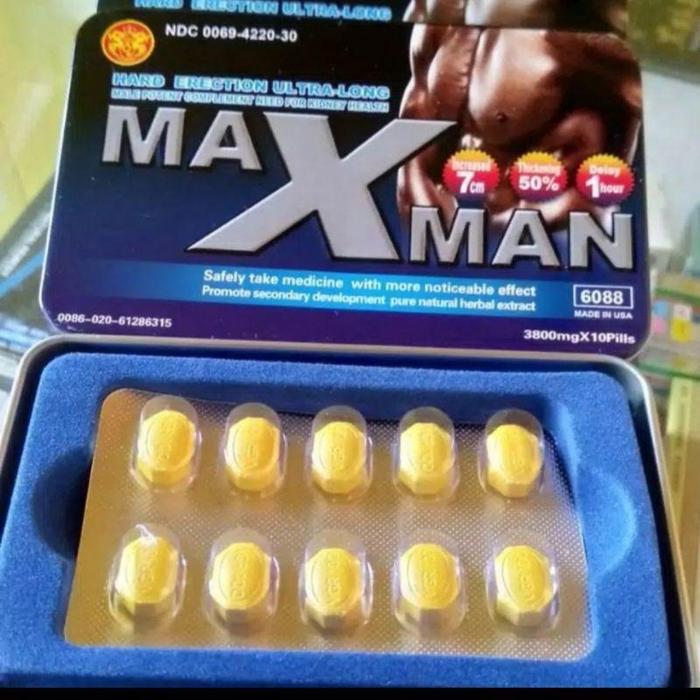 ORIGINAL MAXMAN KAPSUL KUNING PERBOX