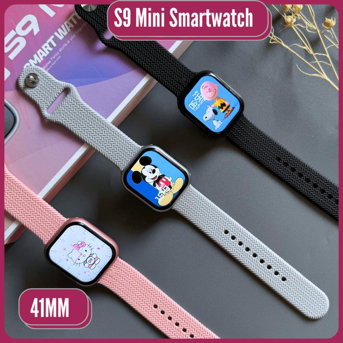 Obone Smartwatch wanita S9 mini Bluetooth Call & Musik Smartwatch Pria Olahraga