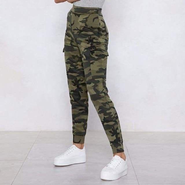 Celana Kargo Army Import Premium Super Tebal Wanita Panjang Kulot Katun Hitam Cargo