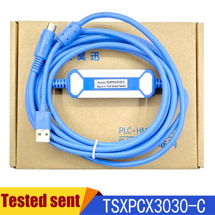 Kabel Pemrograman PLC Seri Twido Schneider Yang Baru TSXPCX3030-C