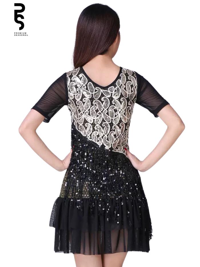 SONA DRESS - Dress Tari Line Dance Tile