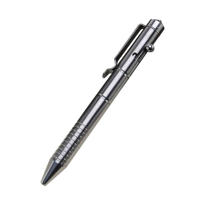 2021 New Solid Titanium Alloy Gel Ink Pen Vintage Bolt Action Writing