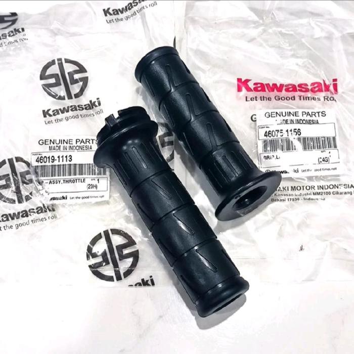 Handgrip Handfat Grip Kawasaki KAZE Original Sepasang