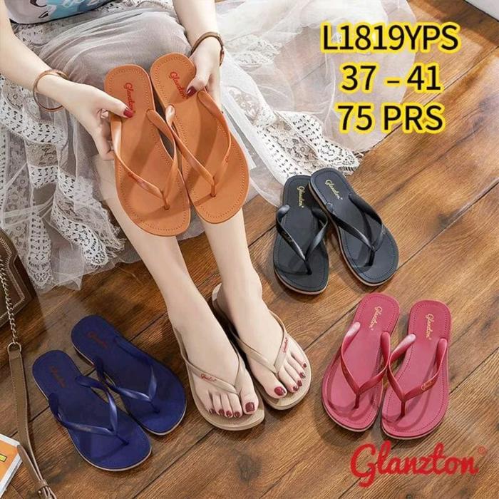 SANDAL WANITA GLANZTON KARET - SANDAL TEPLEK GLANZTON 1819 ORIGINAL NYAMAN