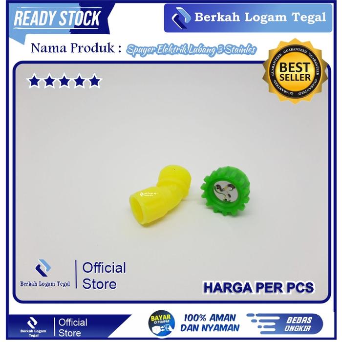 Nozel / Spuyer Semprot Hama Tanaman Lubang 3 Plat Stainles